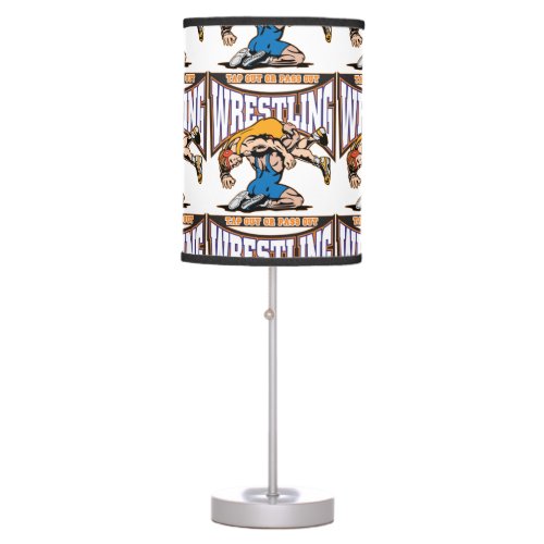 Tap Out Wrestlers Table Lamp