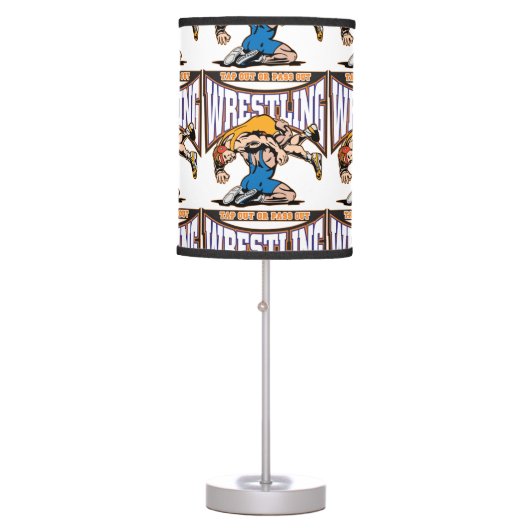 Tap Out Wrestlers Table Lamp (Front)