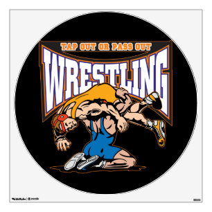 Tap Out Wrestlers Wall Decal