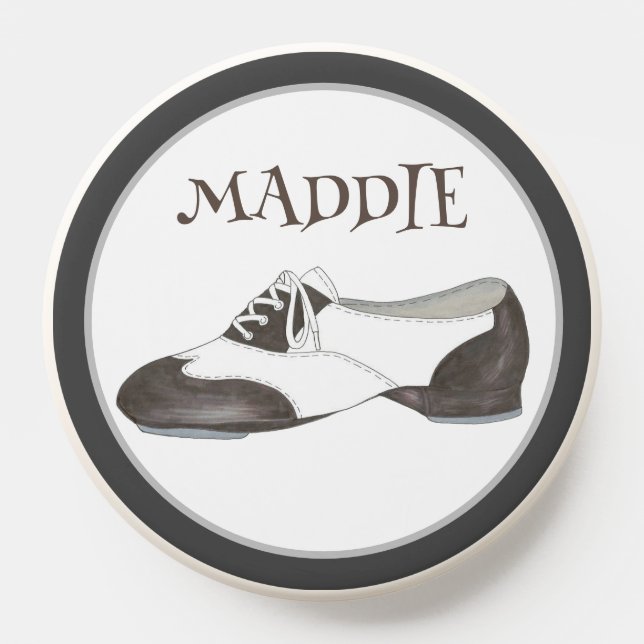 Tap Shoe Dance Class Dancer Tapdance Recital PopSocket (Popsocket)