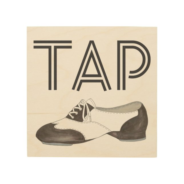 Tap Shoe Print Dance Teacher Dancer Tapdance Gift (Front)
