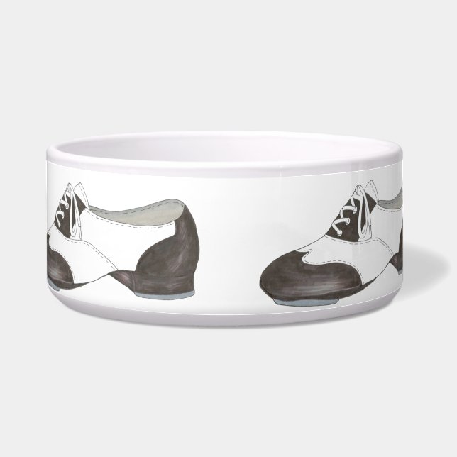 Tap Shoe Print Dance Teacher Dancer Tapdance Gift Bowl (Front)