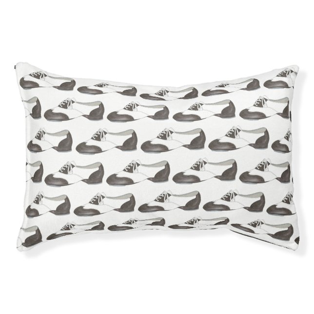 Tap Shoe Print Dance Teacher Dancer Tapdance Gift Pet Bed (Front)