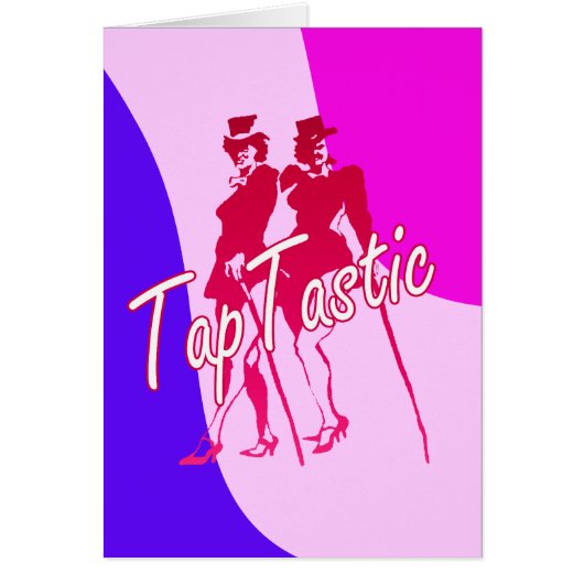 Tap Tastic Dancing Cards (Front)