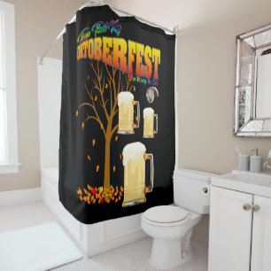 Tap That Keg II - Oktoberfest Shower Curtain