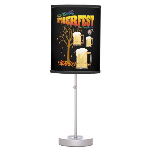 Tap That Keg II _ Oktoberfest Table Lamp