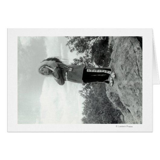 Tap-Tu-Ka Posing, Famous Indian Tenor (Front Horizontal)