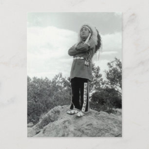 Tap-Tu-Ka Posing, Famous Indian Tenor Postcard