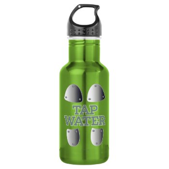 Tap Water Stainless Steel Water Bottle by eBrushDesign at Zazzle