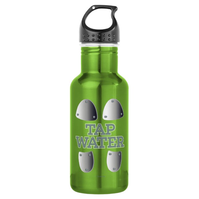 Tap Water Stainless Steel Water Bottle (Front)