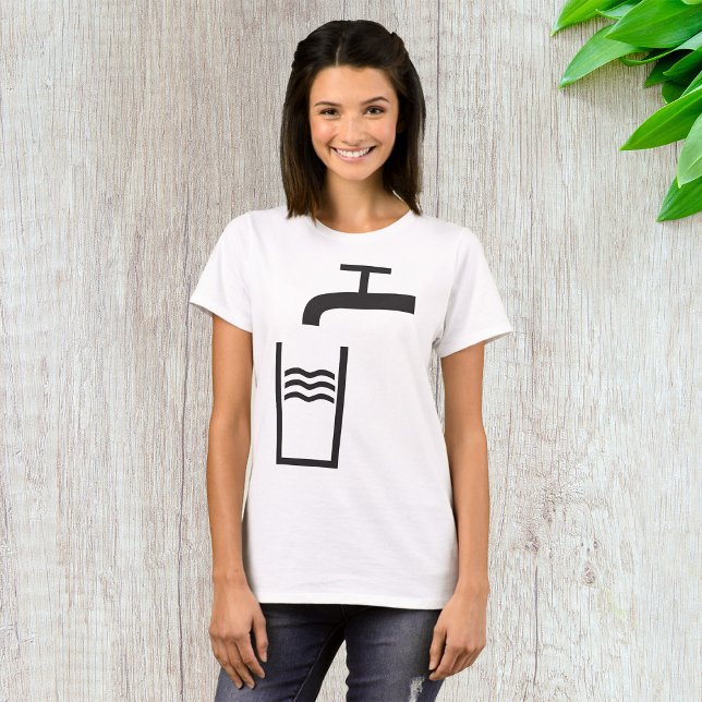 Tap Water Symbol T-Shirt (Creator Uploaded)
