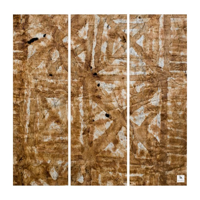 Tapa cloth designed wall art (Front)
