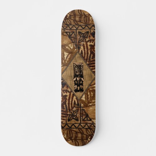 Tapa Tiki Hawaiian Skateboard