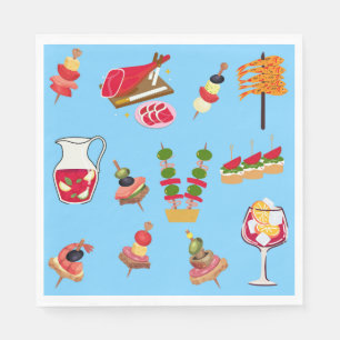 Tapas Party Napkins