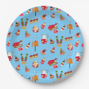 Tapas Party Paper Plates