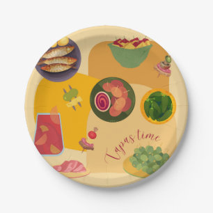 Tapas Time Paper Plates