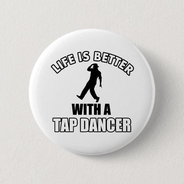 Tapdance designs button (Front)