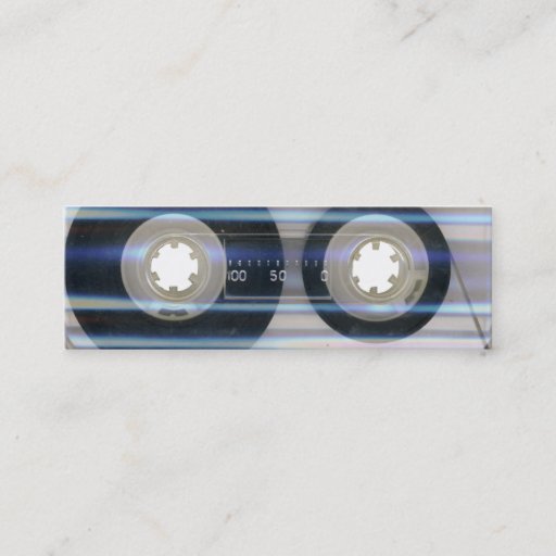 Customizable Tape Cassette Business Card