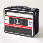 Tape Cassette  Metal Lunch Box at Zazzle