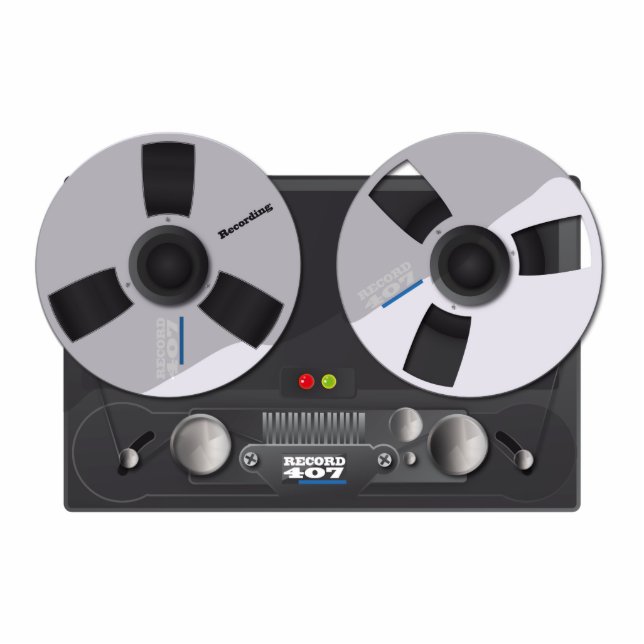 Tape Deck Recorder Statuette (Front)