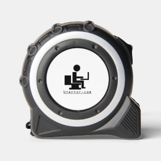 Tape Measure black on white