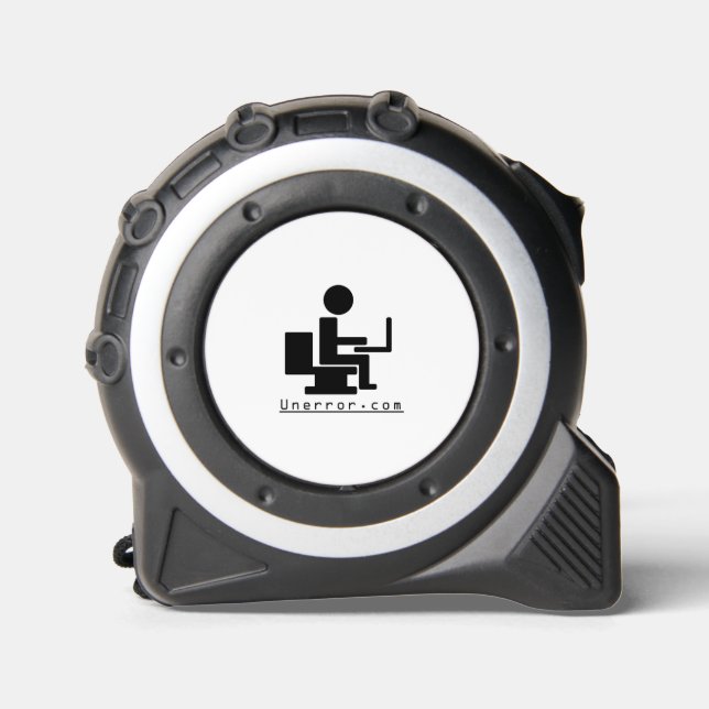 Tape Measure black on white (Front)