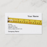 Tape Measure Business Card at Zazzle