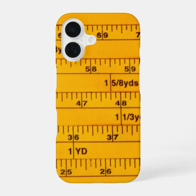 Tape Measure -  iPhone Case (Back)
