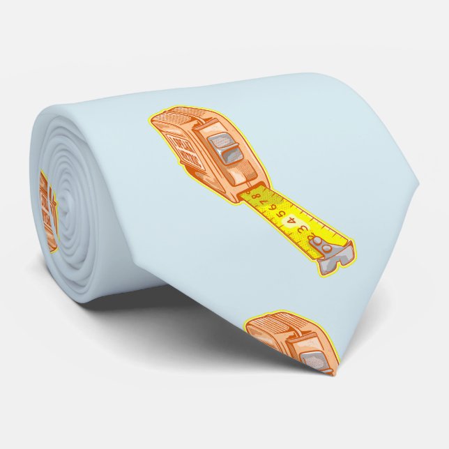 Tape measure metric system measuring tape neck tie (Rolled)