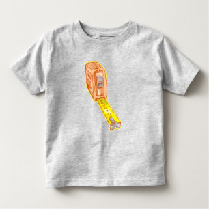 Tape measure metric system measuring tape toddler t-shirt