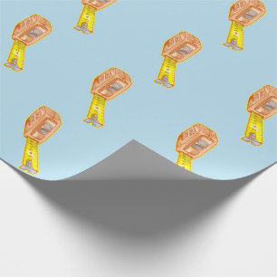 Tape measure metric system measuring tape wrapping paper