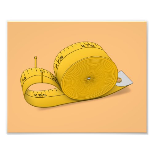 Tape Measure Snail Photo Print