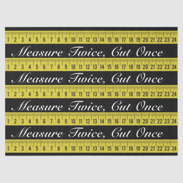 Tape Measure Tissue for Gift Wrapping Tissue Paper (Front)