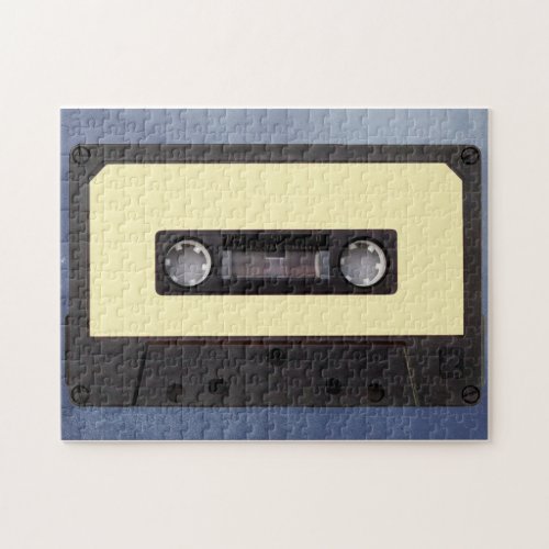 Tape Music Lover Vintage Retro Cool Hard Cassette Jigsaw Puzzle