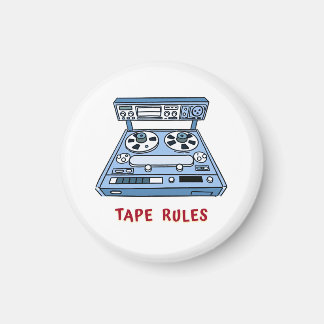 Tape Rules Magnet for Studio Recording Engineer