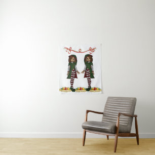 Tapestries Christmas Elf