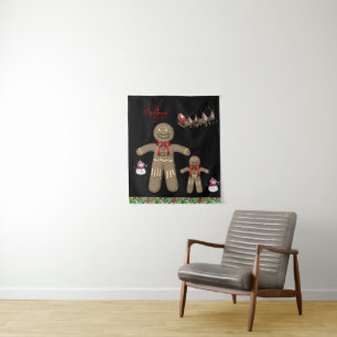 Tapestries Christmas Gingerbread Man