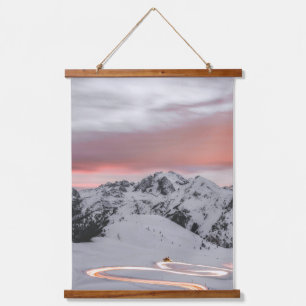 Tapestries with unique ice mountain motifs