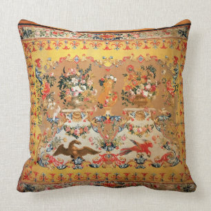 Tapestry, 1720s (textile) throw pillow