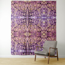 Tapestry Abstract Painting, Red-Violet Insight