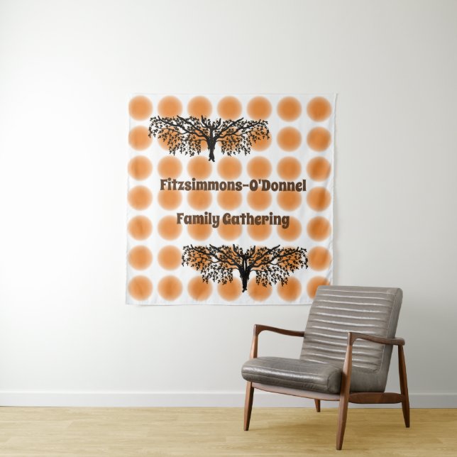 Tapestry - Banner for Family Gathering (In Situ)
