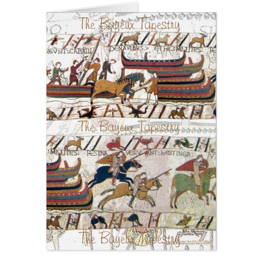 Tapestry - Bayeux - 11th Century Cards (Front)