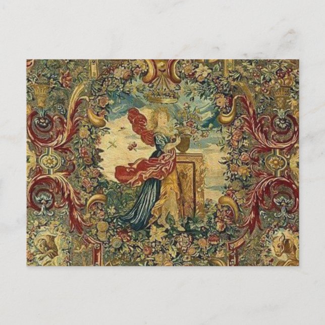 Tapestry Christmas - Holiday Postcard (Front)