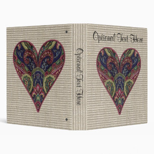 Tapestry Heart Collage Binder