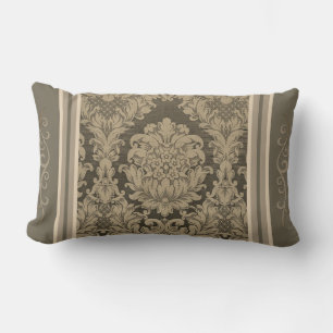 Tapestry in Brown, Linen, Sand Lumbar Pillow