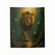 Tapestry Lion – Spiritual Energy and Inner