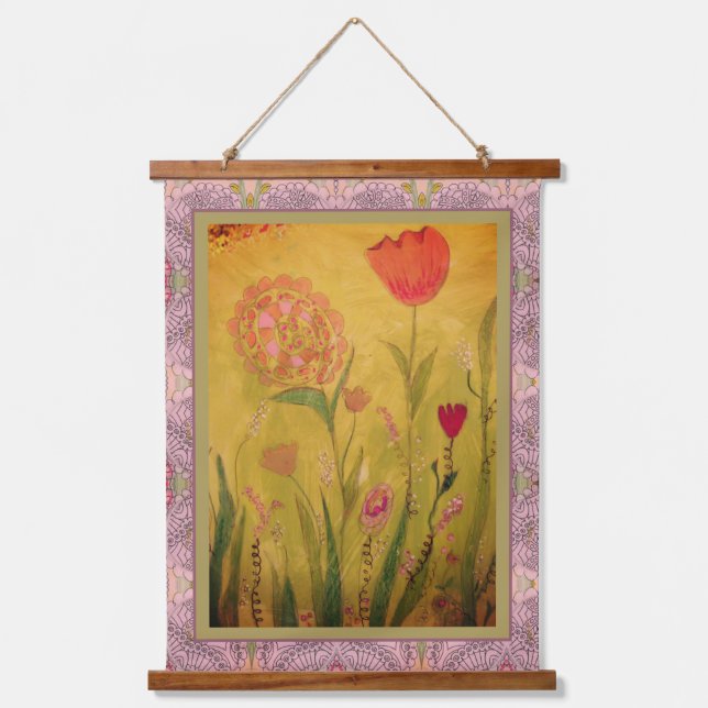 Tapestry - Mixed Media Flowers (Front)