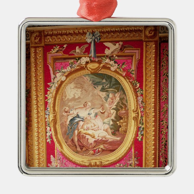 Tapestry panel depicting Cupid and Psyche Metal Ornament (Front)