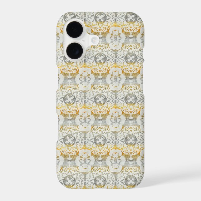 Tapestry Rosette II Iphone Case (Back)