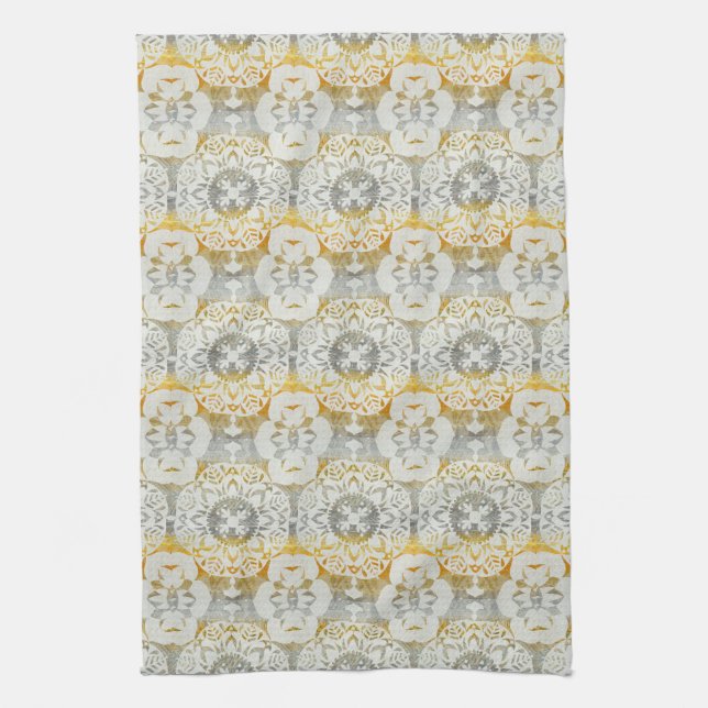 Tapestry Rosette II Kitchen Towel (Vertical)